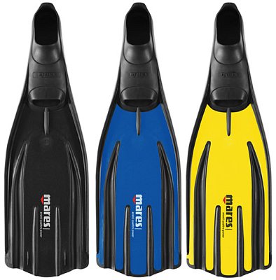 Flossen mit Booties MARES Quattro Power Černá 46 / 47