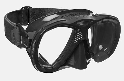 MARES Force-X Lite Mid Tauchmaske Černá - Tyrkysová