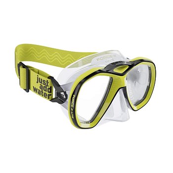 MARES FORCE-X LITE Tauchermaske Žlutá Neonová