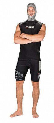MARES UltraSkin wetsuit sleeveless mit Kapuze Mann L