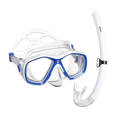 Maske + Schnorchel TAPU JR Combo Mares - Kinder Růžová - Bílá