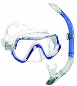 Maske und Schnorchel ECONOMIC MARES SET - Größe für Erwachsene Blau