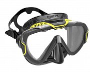 PURE WIRE MASKE + COLOR FRAME Mares KOSTENLOS Čirá - Žlutá Černo - Modrý rám