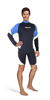 Shirt MARES RASH GUARD LOOSE FIT Langarm - Langarm - Loose Fit - Herren Blau M