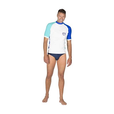 Wasser T-Shirt - MARES SEASIDE RASHGUARD SHIELD MAN XXXL