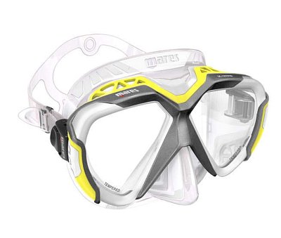 MARES Tauchmaske X-WIRE Schwarz - Rot