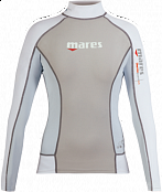 MARES THERMO GUARD T-Shirt - lange Ärmel - She Dives XS Grau