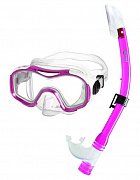 Maske + Schnorchel + Flossen und Flippers gesetzt Dory Fluida Junior - Kinder Set 27-30 Rose