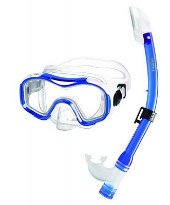 Maske und Schnorchel MARES Dory JR. - Junior Set - Kinder-Blau