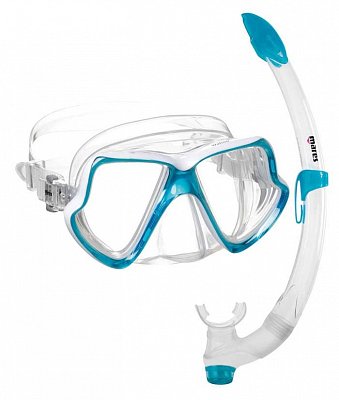 Maske und Schnorchel MARES SET WAHOO Blau