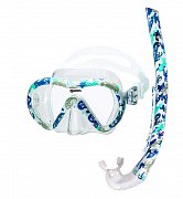 Maske und Schnorchel MARES VENTO ENERGY JR. - Junior Set - Kinder-Blau