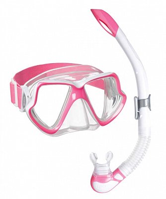 Maske und Schnorchel WAHOO MARES SET neongelb