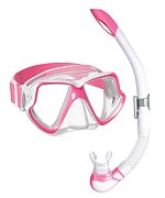 Maske und Schnorchel WAHOO MARES SET neonpink