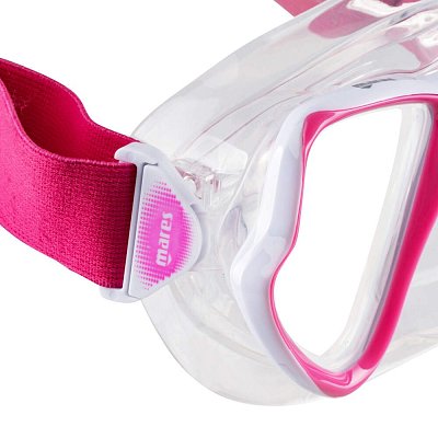 Maske und Schnorchel WAHOO MARES SET neonpink