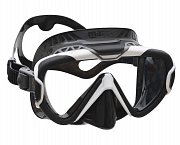 PURE WIRE MASKE + COLOR FRAME Mares KOSTENLOS Černá - Bílá Černo - Modrý rám