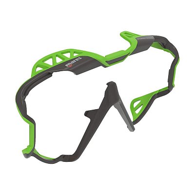 PURE WIRE MASKE + ERGO DRY SNORCHEL + COLOR FRAME Mares Černá - Bílá Bez náhradního rámu