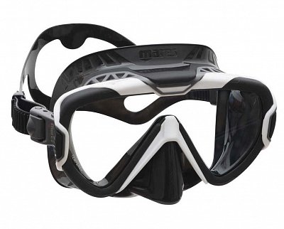 PURE WIRE MASKE + ERGO DRY SNORCHEL + COLOR FRAME Mares Čirá - Žlutá Černo - Žlutý rám