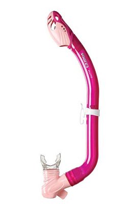 Schnorchel MARES PLUTO - Kinder - Dry Schnorchel Rosa