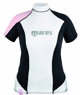 Shirt MARES Rash Guard Loose Fit - Kurzarm - Kurzarm - Damen XS