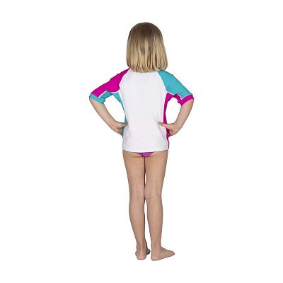 Wassershirt - MARES SEASIDE RASHGUARD SHIELD KID XS Zelená