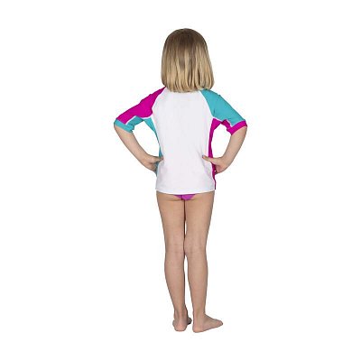 Wassershirt - MARES SEASIDE RASHGUARD SHIELD KID XL Fialová