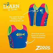 ZOGGS Schwimmweste für Kinder - SEA SAW SWIMSURE JACKET BLAU  M / 4-5 let