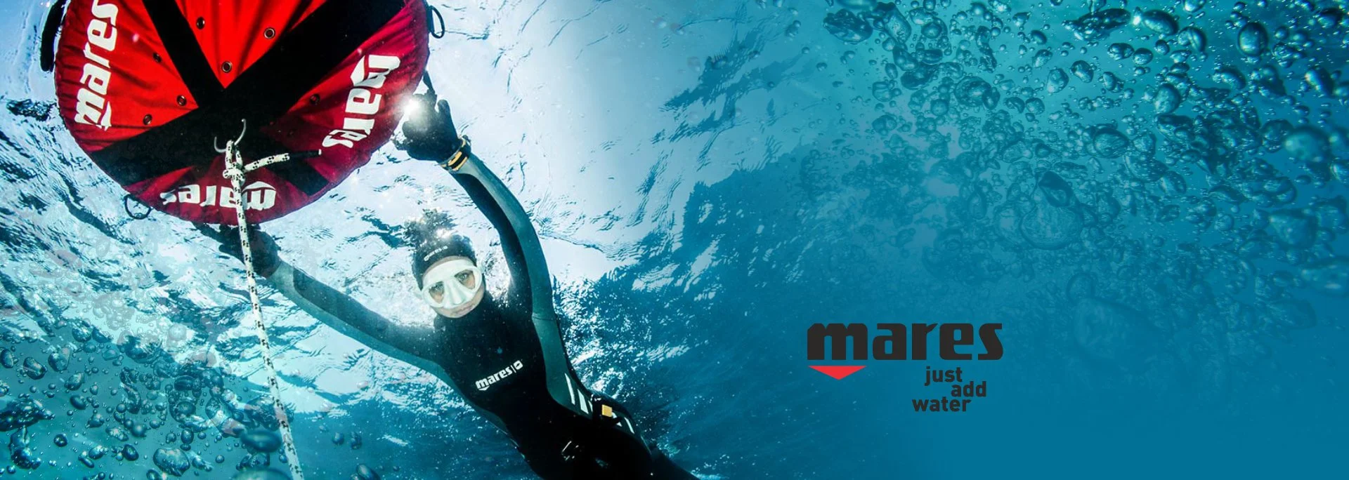 Wir sind autorisierter Händler  der italienischen Marke MARES