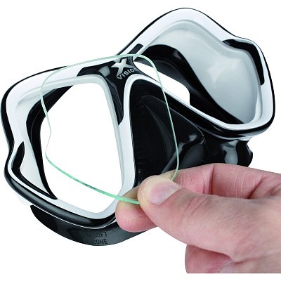Brillengläser - Maske - X-VISION neues Modell Recht +3