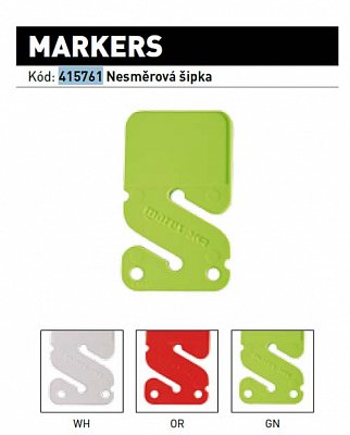 CAVE LINES MARKER Mares XR - Cave Weathervanes orange