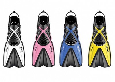 Fins MARES X-ONE Junior - Kinder Schnorchel Flossen Strap Weiß S 30-34
