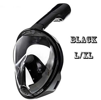 FULL Schnorcheln MASK - Größe Růžová S/M