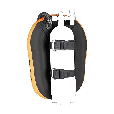 HV Single Backmount Set Mares  XR-Linie Černá - Oranžová