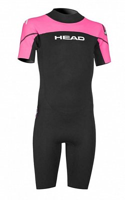 Kurzer Neoprenanzug für Kinder Head SEA RANGER JR WETSUIT 1.5 L Růžová