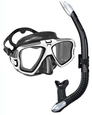Mares EDGE Tauchmaske + ERGO SPLASH Trockenschnorchel Žlutá