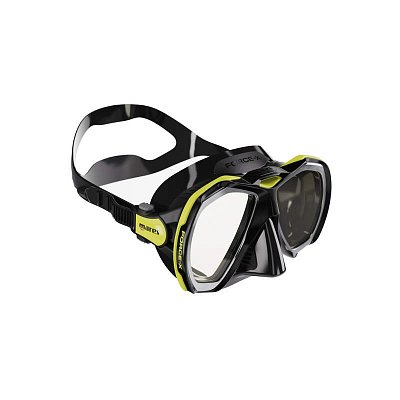 MARES FORCE-X  Tauchmaske Černá / Žlutá Fosforová