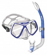 Maske + Schnorchel Mares RIDLEY COMBO Schnorchelset Růžová