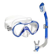 Maske + Trockenschnorchel - Mares VENTO JR DRY Combo - Kinder Modrá