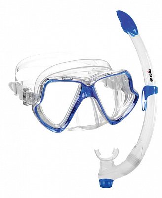 Maske und Schnorchel MARES SET WAHOO Gelb