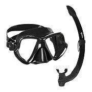 Maske und Schnorchel WAHOO MARES SET Černá