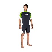 Shirt MARES RASH GUARD LOOSE FIT Short Sleeve - Kurzarm - Loose Fit - Herren Blau XS