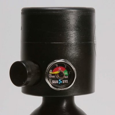 SPARE AIR -Luftnadelmanometer (Manometer) MESSUHR PSI + BAR