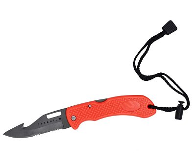 Tauchen Titan Klappmesser FORCE BAT TITANIUM Tyrkysová