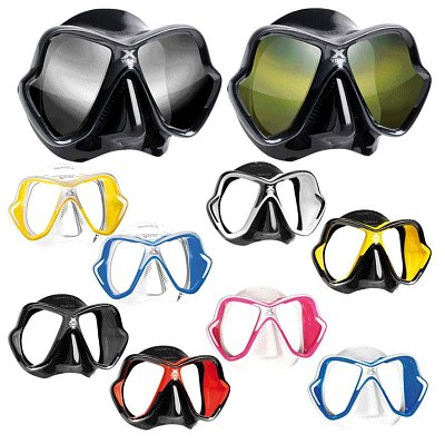 Tauchmaske MARES X-VISION ULTRA LS LiquidSkin  Černá - Oranžová