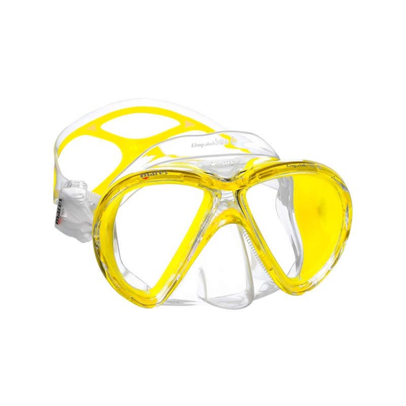 Mares Mask Vento Eine Form des Komforts Tauchermaske Taucherbrille Gelb 