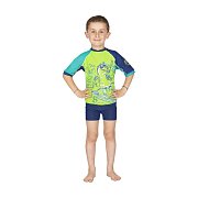 Wassershirt - MARES SEASIDE RASHGUARD SHIELD KID M Fialová